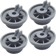 🔧 geengle durable 165314 4-pack dishwasher lower rack wheel replacement - compatible with bosch and kenmore dishwasher models - replaces 00420198 420198 ps3439123 логотип