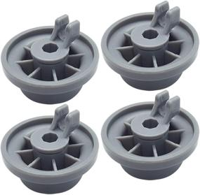 img 4 attached to 🔧 Geengle Durable 165314 4-Pack Dishwasher Lower Rack Wheel Replacement - Compatible with Bosch and Kenmore Dishwasher Models - Replaces 00420198 420198 PS3439123