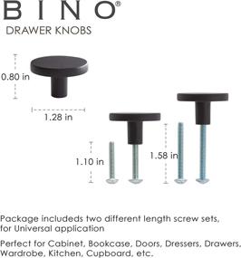 img 3 attached to BINO 6 Pack Cabinet Knobs Diameter Hardware