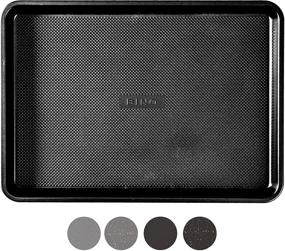 img 4 attached to 🍪 BINO Bakeware Nonstick Cookie Sheet Baking Tray, 9 x 13 Inch - Black, Premium Quality with Even-Flow Technology, Dishwasher Safe & Non-Toxic: A Complete Review