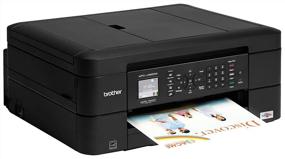 img 1 attached to 🖨️ Brother MFC-J460DW: Compact All-in-One Color Inkjet Printer with Wireless Connectivity, Automatic Duplex Printing, and Amazon Dash Replenishment Ready