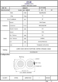 img 3 attached to 🔌 100ft 12 AWG Высокопроизводительный кабель для динамиков из кислородосвободной меди, CNE62270.