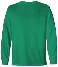 img 2 attached to 👕 Joes USA Kelly Green Sleeve Cotton T-Shirt - Boys' Clothing for Tops, Tees & Shirts