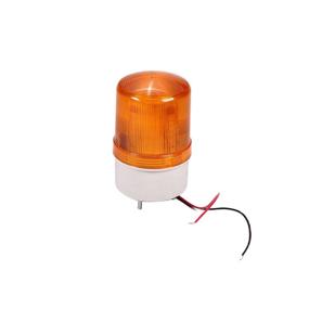 img 4 attached to Othmro Warning Light Bulb Industrial Signal Tower Lamp Plastic Electronic Parts Rotate With Sound 12V 2W 90DB Yellow TB-1081J 1Pcs