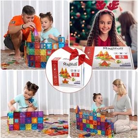 img 2 attached to 🧲 MagHub: Innovative Preschool Magnetic Construction Toy for Educational Fun