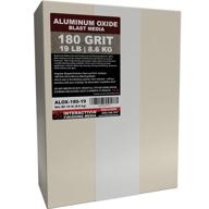 💥 180 grit 19 lbs aluminum oxide blasting logo