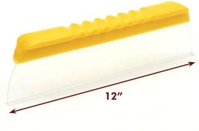 img 2 attached to One-Pass Super Flex 12-Inch Waterblade Silicone T-Bar Squeegee - Yellow for Automotive Use On Cars, Trucks, and Motorhomes