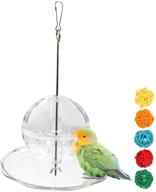 🦜 s-mechanic foraging hanging parrot toy: creative ball for chewing, perching, and playtime with cockatiel, conure, african grey, amazon, and parakeet birds - ideal for small to medium parrots logo