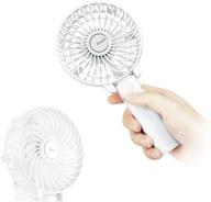 🌬️ easyacc mini handheld fan: portable, rechargeable & lifetime warranty logo