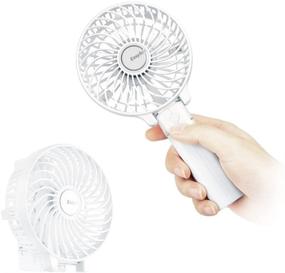 img 4 attached to 🌬️ EasyAcc Mini Handheld Fan: Portable, Rechargeable & Lifetime Warranty