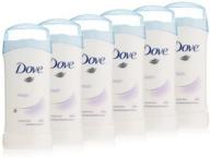dove invisible solids, fresh 1.6 oz stick: pack of 6 - long-lasting protection and no white marks logo