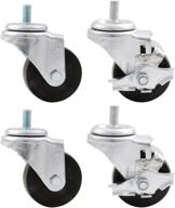 🔒 allstar performance all10165 3&#34; heavy duty cradle locking wheel kit - secure your vehicle with this pack of 4 wheels logo