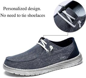 img 3 attached to 👟 Breathable Comfort Canvas Casual Loafer