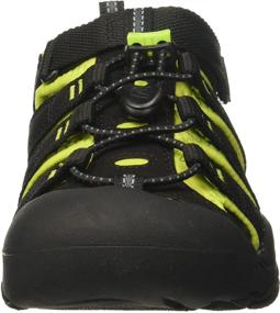 img 2 attached to KEEN Little Kid Newport H2 Black/Lime Green Sandal - Size 2 M US Little Kid, 4-8 Years