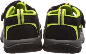 img 3 attached to KEEN Little Kid Newport H2 Black/Lime Green Sandal - Size 2 M US Little Kid, 4-8 Years