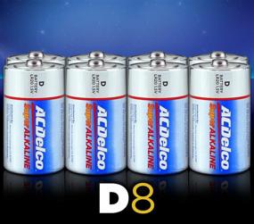 img 3 attached to 🔋 ACDelco 8-Count D Batteries: Maximum Power Super Alkaline with 7-Year Shelf Life - Recloseable Packaging