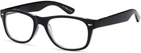 img 2 attached to 👓 Versatile Gamma Ray Reading Glasses - 4 Pairs of Stylish Spring Hinge Readers for Men and Women - 2.50 Magnification