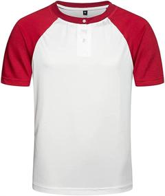 img 3 attached to 👕 Stylish Henley Sleeve Fashion Summer T-Shirt for Men's Clothing and Shirts: A Must-Have!