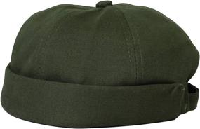 img 3 attached to Cotton Docker Brimless Harbour Hat: WITHMOONS Watch Cap Beanie VZ50060