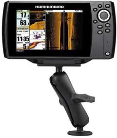 img 1 attached to RAM Mounts Drilling Solution: Enhance Humminbird Helix 7 with Double Ball Mount - RAM-202-24-202U