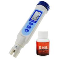 pen type salinity & temperature meter: ultimate nacl salt water quality tester for saltwater aquariums, hydroponics, and food processing logo