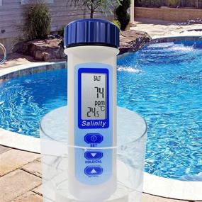 img 3 attached to Pen Type Salinity & Temperature Meter: Ultimate NaCl Salt Water Quality Tester for Saltwater Aquariums, Hydroponics, and Food Processing