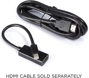 img 3 attached to 🔌 Black Mini DisplayPort to HDMI Adapter - Optimized Thunderbolt/MiniDP to HDMI Cable Adapter