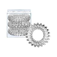 invisibobble original traceless spiral hair ties for women - crystal clear (pack of 3) – strong grip, non-soaking hair accessories logo