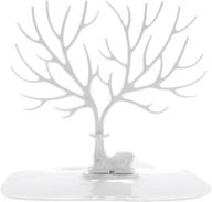🕊️ yfly винтажное дерево с птичками в качестве подставки для ювелирных изделий: органайзер для хранения ожерелий, сережек и браслетов. (женская стойка) логотип