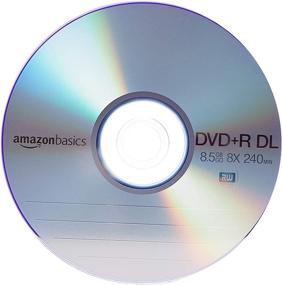 img 2 attached to 📀 50-Pack Spindle of Amazon Basics 8.5GB 8x Blank DVD+R DL Disks