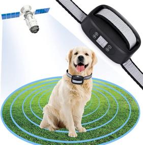 img 4 attached to 🐶 WIEZ GPS Wireless Dog Fence: Ultimate Containment Solution for All Dogs, 100-3300 ft Range, Adjustable Warning Strength, Rechargeable and Harmless!