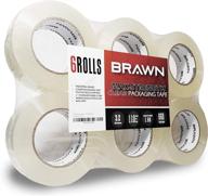 brawn max strength packaging adhesive industrial logo