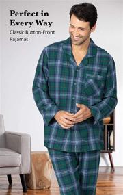 img 2 attached to 👖 PajamaGram Classic Men's Pajama Sets: Comfortable and Timeless