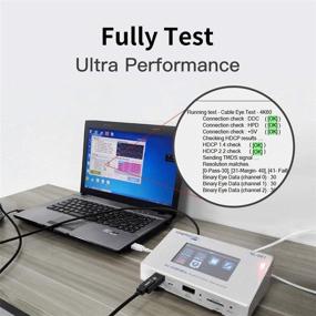 img 1 attached to Высокопроизводительный HDMI-кабель BIFALE Fiber 2.0b - 33 фута | 4К HDR 60 Гц, RGB, ARC, HDCP2.2, 18 Гбит/с | Оптический HDMI-кабель совместим с UHD TV, монитором, компьютером, Xbox 360, PS5 PS4, Blu-ray | Двойной микро HDMI - 10 метров