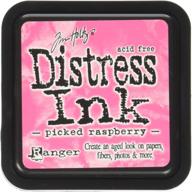 picked raspberry ranger tim holtz distress ink pad: vibrant color for effortless craft projects logo