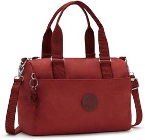 img 3 attached to 👜 Stylish and Spacious: Kipling Folki Medium Handbag Carmine - Perfect Women's Handbag & Wallet Combo!