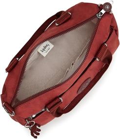 img 2 attached to 👜 Stylish and Spacious: Kipling Folki Medium Handbag Carmine - Perfect Women's Handbag & Wallet Combo!