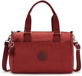 img 4 attached to 👜 Stylish and Spacious: Kipling Folki Medium Handbag Carmine - Perfect Women's Handbag & Wallet Combo!