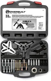 img 2 attached to 💪 Efficiently Remove and Install Pulleys with the Powerbuilt 33 Piece Harmonic Balance Puller and Pulley Installer Kit - 648616, Black