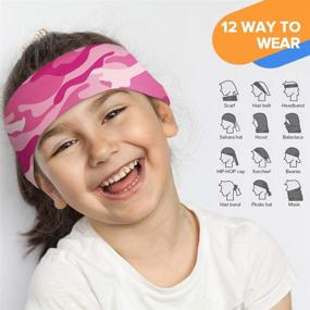 img 2 attached to 🧢 LUNGEAR Kids Neck Gaiter Cooling Bandana: UV Sun Protection Scarf Balaclava for Children