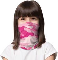 🧢 lungear kids neck gaiter cooling bandana: uv sun protection scarf balaclava for children logo