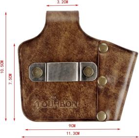 img 2 attached to TOURBON Leather Measuring Holder Pocket