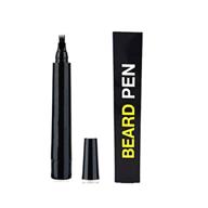 🖤 waterproof & sweatproof beard pen for men - long-lasting beard pencil filler with micro-fork tip applicator for natural-looking beard (black) logo