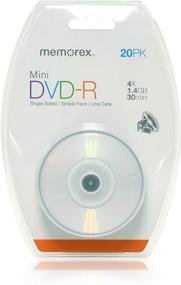 img 1 attached to 📀 Memorex 30 min. Mini DVD-R 20-Pack (Discontinued) - 1.4 GB Storage Capacity