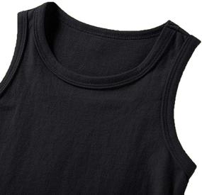 img 2 attached to PTPuke Unisex Toddler Comfort Sleeveless Boys' Clothing: Fashionable Tops, Tees & Shirts for Ultimate Comfort