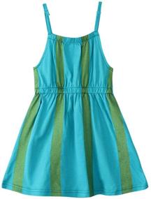 img 3 attached to HILEELANG Girls Summer Beach Dress Halter Neck Sleeveless Casual Tank Outfit Sundress, Sizes 1-12Y