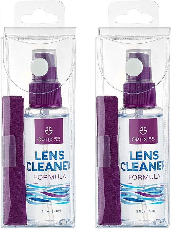 lens cleaner spray kit streak free vision care 로고
