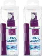 👓 alcohol & ammonia free lens cleaner spray kit - safe & streak-free eyeglasses, lenses & screens cleaner with microfiber cloths, unscented | small size logo