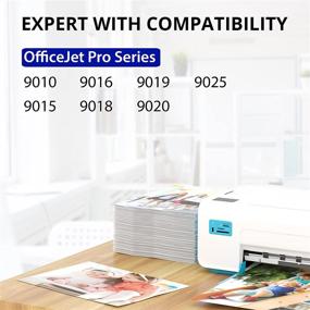 img 2 attached to 🖨️ FASTINK Remanufactured Ink Cartridges Compatible with HP 962XL 962 XL for HP Officejet Pro 9010 9018 9015 9025 9020 9012 9013 9016 9019 Printers, 4-Pack (Black, Magenta, Cyan, Yellow)