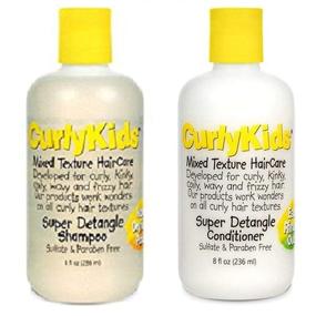 img 4 attached to 💁 Ultimate Curly Hair Care: Curlykids Shampoo & Conditioner Set